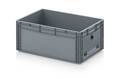 AUER Packaging Skladové otevřené přepravky V euroformátu s průhlednou deskou z akrylového skla EG SKS 64/27 HG Náhledová fotografie 1